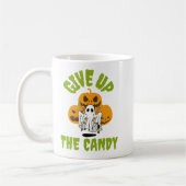 Gib das Kandy Halloween auf! Kaffeetasse (Links)