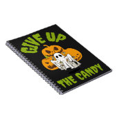 Gib das Kandy Halloween auf! Notizblock (Rechte Seite)
