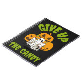 Gib das Kandy Halloween auf! Notizblock (Linke Seite)