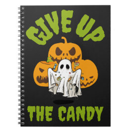 Gib das Kandy Halloween auf! Notizblock