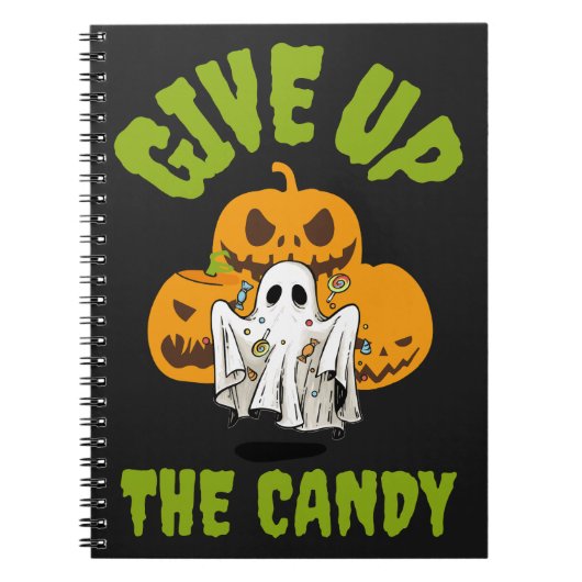 Gib das Kandy Halloween auf! Notizblock (Vorderseite)