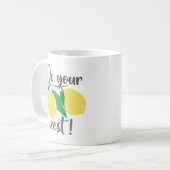 Gib dein Bestes Kaffeetasse (Vorderseite Links)