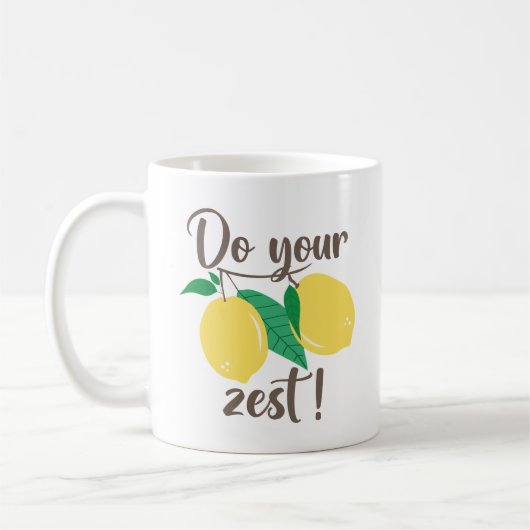 Gib dein Bestes Kaffeetasse (Links)