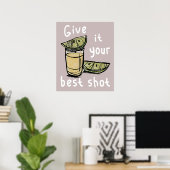 Gib dein Bestes Poster (Heimbüro)
