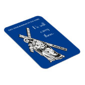 Gib deine Last der Lord Bible Verse Magnet (Rechte Seite)