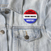 Gib deine Stimme nicht auf! Button (Beispiel)