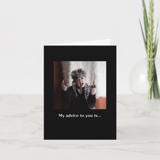 Gib deine Träume nicht auf! Karte (Vorderseite)