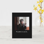 Gib deine Träume nicht auf! Karte (Gelbe Blume)