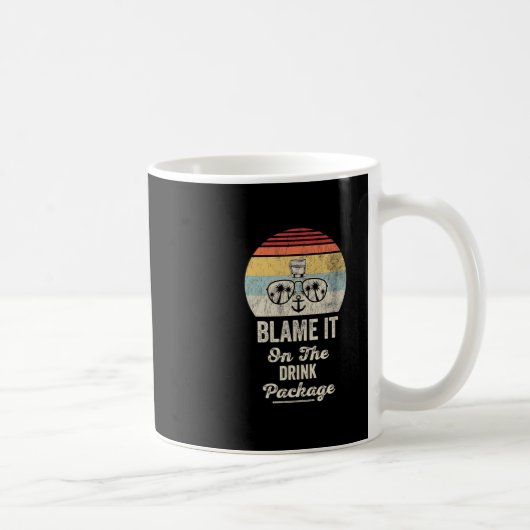 Gib dem Getränkepaket 4 die Schuld Kaffeetasse (Rechts)