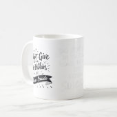 Gib dem Krieg in dir nicht nach Veteran Kaffeetasse (Vorderseite Links)