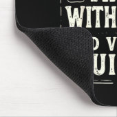 Gib dem Krieg in dir nicht nach Veteran Mousepad (Ecke)