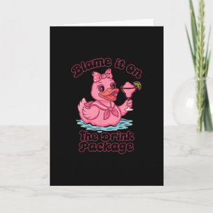 Gib dem Trinkpaket Kreuzfahrt Urlaub die Schuld Karte