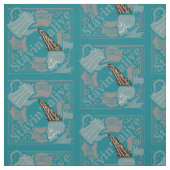 Gib den Kaffee rein! Stoff (Muster)