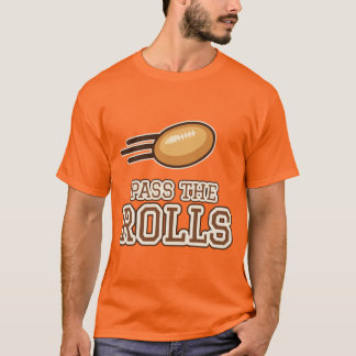 Gib die Brötchen weiter Lustiger Erntedank-Fußball T-Shirt