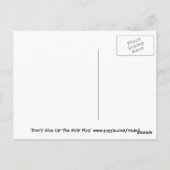 Gib die Postkarte für das Schiff nicht auf! (Rückseite)