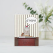 Gib die Rechnung, damit du herausfinden kannst, wa Postkarte (Stehend Vorderseite)