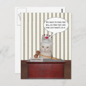 Gib die Rechnung, damit du herausfinden kannst, wa Postkarte (Vorne/Hinten)