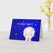 Gib dir die Mondgrüßkarte Karte (Gelbe Blume)