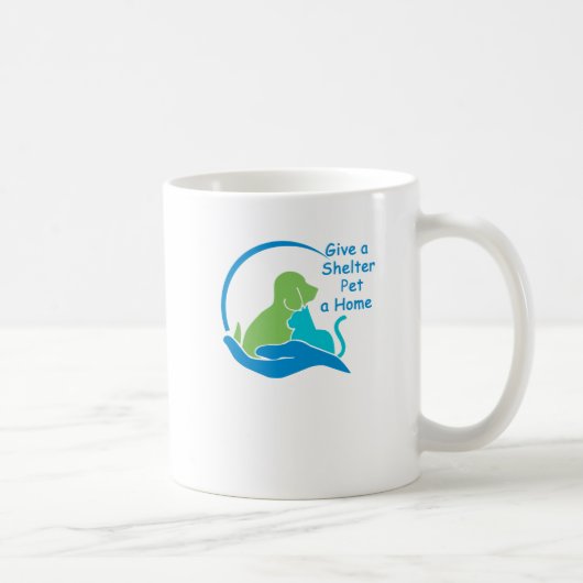 Gib einem Haustier eine Zuhause Kaffeetasse (Rechts)