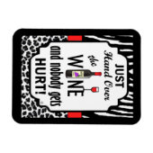 Gib einfach den Wein! Magnet (Horizontal)