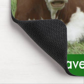 Gib 'Em den Vogel zum Erntedank! Mousepad (Ecke)