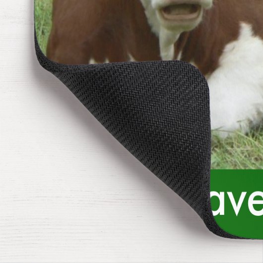 Gib 'Em den Vogel zum Erntedank! Mousepad (Ecke)