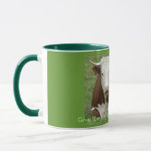 Gib 'Em den Vogel zum Erntedank! Tasse (Links)