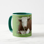 Gib 'Em den Vogel zum Erntedank! Tasse (Vorderseite Links)