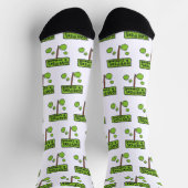 Gib Erbsen eine Chance Socken (Oben)