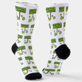 Gib Erbsen eine Chance Socken (Gewinkelt)