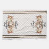 Gib Erntedank Küchenhandtücher! Geschirrtuch (Horizontal)