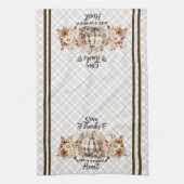 Gib Erntedank Küchenhandtücher! Geschirrtuch (Vertikal)