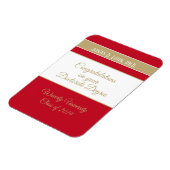 Gib es! Benutzerdefinierte Doctorate-Abschluss-Kar Magnet (Linke Seite)