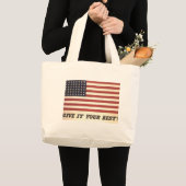 "Gib es dein Bestes!" - Tasche (Vorderseite (Produkt))