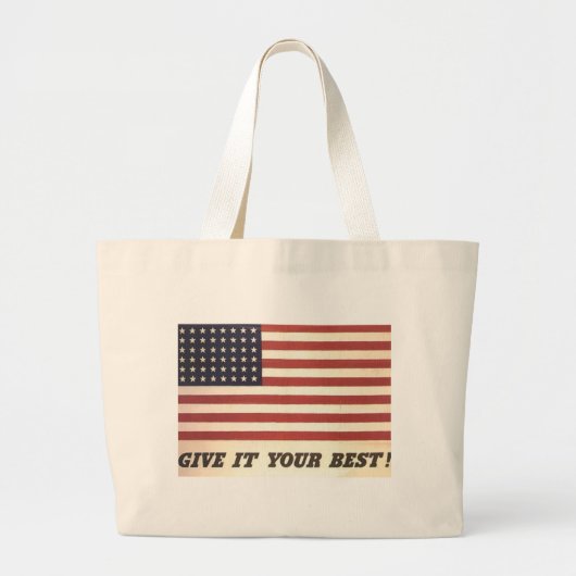 "Gib es dein Bestes!" - Tasche (Vorne)