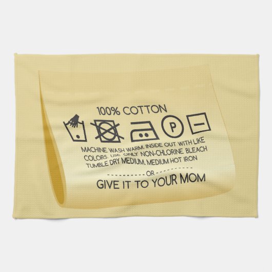 Gib es deiner Mom 1 Geschirrtuch (Horizontal)