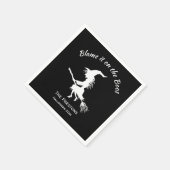 Gib es der bösen Hexe Schuld Serviette (Ecke)