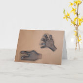 "Gib es dir..." Dankeskarte Karte (Gelbe Blume)