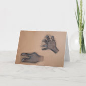 "Gib es dir..." Dankeskarte Karte (Vorderseite)