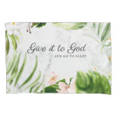 Gib es Gott und geh schlafen! | CHRISTLICH Kissenbezug (Vorderseite)