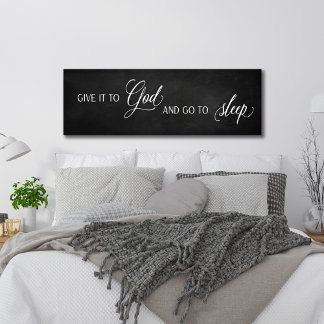 Gib es Gott und geh schlafen Poster