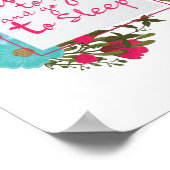 Gib es Gott und geh schlafen Poster (Ecke)