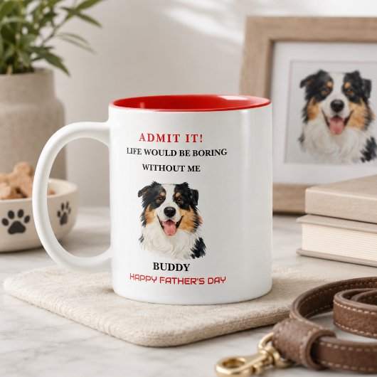 Gib es zu, das Leben wäre langweilig ohne mich Kaffeetasse