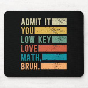 Gib Es Zu Du Hast Math Heimlich Lieb Vintage Mathe Mousepad