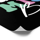 Gib es zu, du wirst Low-Key Miss Me Bruh Funny Poster (Ecke)