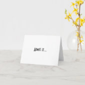 Gib es zu... Geburtskarte Karte (Gelbe Blume)