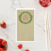 Gib Gott sei Dank, dass sein Name Lord gut ist Serviette (Beispiel)