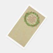 Gib Gott sei Dank, dass sein Name Lord gut ist Serviette (Ecke)