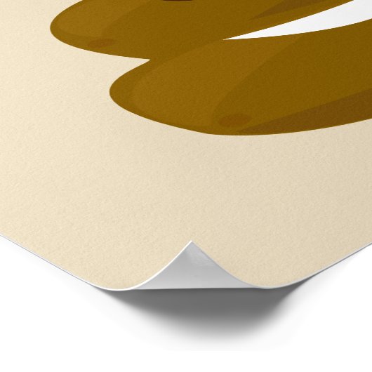 Gib kein Gekackt Emoji-Poster Poster (Ecke)