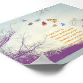 Gib kein Schmetterlappen-Poster auf Poster (Ecke)